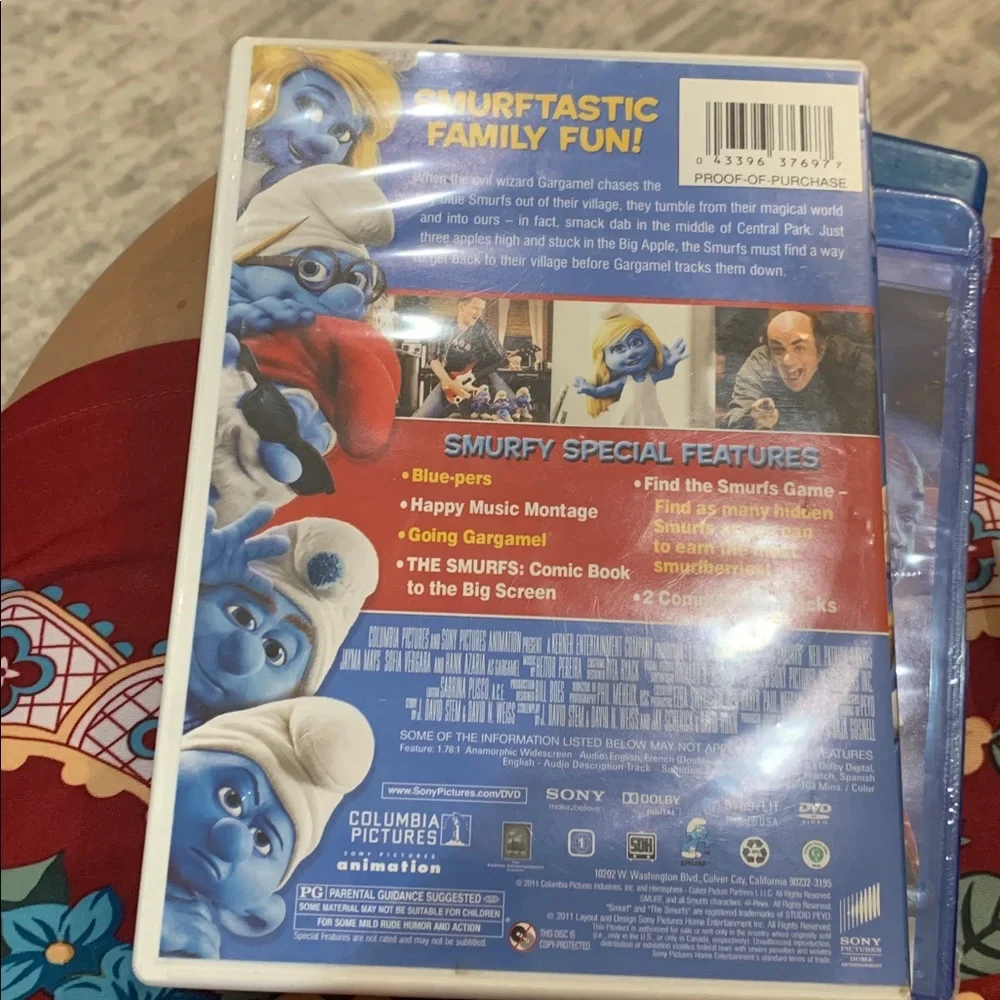 The Smurfs The Movie DVD fantastic family Fun PreOwned